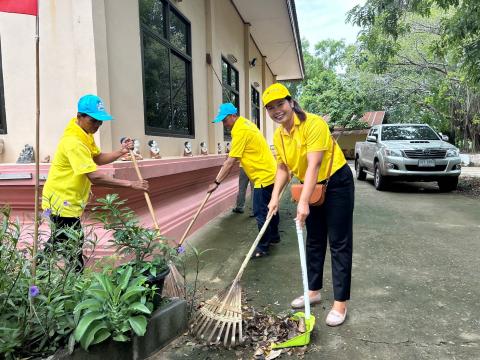 โครงการรวมพลังจิตอาสา Big Cleaning Day ใส่ใจสิ่งแวดล้อม สร้างสภาพแวดล้อมที่ดีให้กับชุมชน "กิจกรรม Big Cleaning Day วัด ประชา รัฐ สร้างสุข" ประจำปี พ.ศ.2567