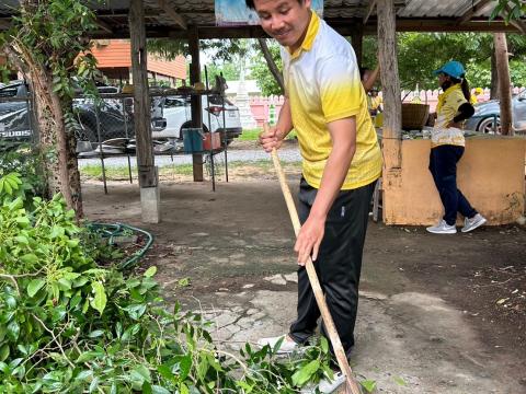 โครงการรวมพลังจิตอาสา Big Cleaning Day ใส่ใจสิ่งแวดล้อม สร้างสภาพแวดล้อมที่ดีให้กับชุมชน "กิจกรรม Big Cleaning Day วัด ประชา รัฐ สร้างสุข" ประจำปี พ.ศ.2567