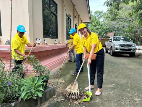 โครงการรวมพลังจิตอาสา Big Cleaning Day ใส่ใจสิ่งแวดล้อม สร้างสภาพแวดล้อมที่ดีให้กับชุมชน "กิจกรรม Big Cleaning Day วัด ประชา รัฐ สร้างสุข" ประจำปี พ.ศ.2567