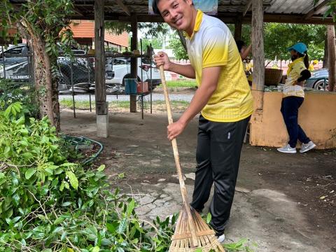 โครงการรวมพลังจิตอาสา Big Cleaning Day ใส่ใจสิ่งแวดล้อม สร้างสภาพแวดล้อมที่ดีให้กับชุมชน "กิจกรรม Big Cleaning Day วัด ประชา รัฐ สร้างสุข" ประจำปี พ.ศ.2567