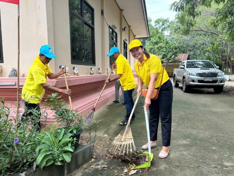 โครงการรวมพลังจิตอาสา Big Cleaning Day ใส่ใจสิ่งแวดล้อม สร้างสภาพแวดล้อมที่ดีให้กับชุมชน "กิจกรรม Big Cleaning Day วัด ประชา รัฐ สร้างสุข" ประจำปี พ.ศ.2567