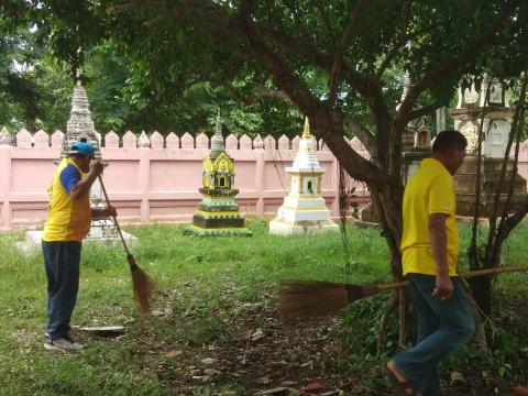 โครงการรวมพลังจิตอาสา Big Cleaning Day ใส่ใจสิ่งแวดล้อม สร้างสภาพแวดล้อมที่ดีให้กับชุมชน "กิจกรรม Big Cleaning Day วัด ประชา รัฐ สร้างสุข" ประจำปี พ.ศ.2567