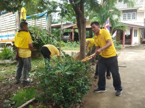 โครงการรวมพลังจิตอาสา Big Cleaning Day ใส่ใจสิ่งแวดล้อม สร้างสภาพแวดล้อมที่ดีให้กับชุมชน "กิจกรรม Big Cleaning Day วัด ประชา รัฐ สร้างสุข" ประจำปี พ.ศ.2567