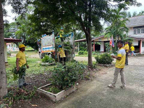 โครงการรวมพลังจิตอาสา Big Cleaning Day ใส่ใจสิ่งแวดล้อม สร้างสภาพแวดล้อมที่ดีให้กับชุมชน "กิจกรรม Big Cleaning Day วัด ประชา รัฐ สร้างสุข" ประจำปี พ.ศ.2567