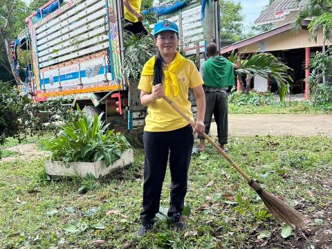 โครงการรวมพลังจิตอาสา Big Cleaning Day ใส่ใจสิ่งแวดล้อม สร้างสภาพแวดล้อมที่ดีให้กับชุมชน "กิจกรรม Big Cleaning Day วัด ประชา รัฐ สร้างสุข" ประจำปี พ.ศ.2567