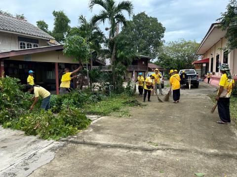 โครงการรวมพลังจิตอาสา Big Cleaning Day ใส่ใจสิ่งแวดล้อม สร้างสภาพแวดล้อมที่ดีให้กับชุมชน "กิจกรรม Big Cleaning Day วัด ประชา รัฐ สร้างสุข" ประจำปี พ.ศ.2567