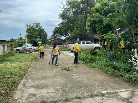 โครงการรวมพลังจิตอาสา Big Cleaning Day ใส่ใจสิ่งแวดล้อม สร้างสภาพแวดล้อมที่ดีให้กับชุมชน "กิจกรรม Big Cleaning Day วัด ประชา รัฐ สร้างสุข" ประจำปี พ.ศ.2567