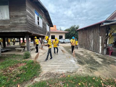 โครงการรวมพลังจิตอาสา Big Cleaning Day ใส่ใจสิ่งแวดล้อม สร้างสภาพแวดล้อมที่ดีให้กับชุมชน "กิจกรรม Big Cleaning Day วัด ประชา รัฐ สร้างสุข" ประจำปี พ.ศ.2567