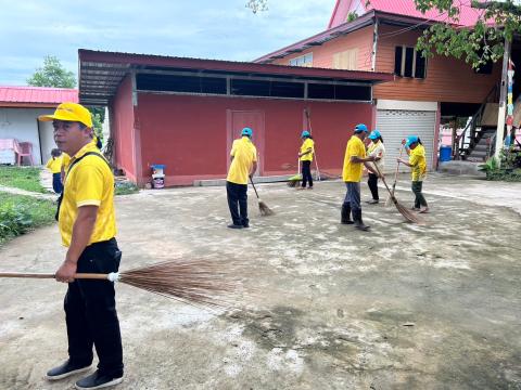 โครงการรวมพลังจิตอาสา Big Cleaning Day ใส่ใจสิ่งแวดล้อม สร้างสภาพแวดล้อมที่ดีให้กับชุมชน "กิจกรรม Big Cleaning Day วัด ประชา รัฐ สร้างสุข" ประจำปี พ.ศ.2567