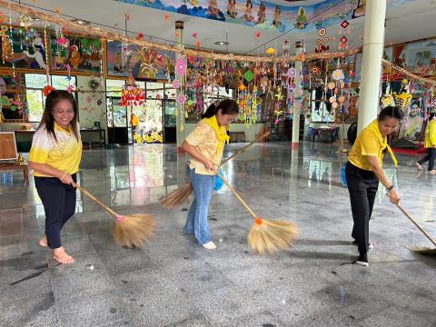 โครงการรวมพลังจิตอาสา Big Cleaning Day ใส่ใจสิ่งแวดล้อม สร้างสภาพแวดล้อมที่ดีให้กับชุมชน "กิจกรรม Big Cleaning Day วัด ประชา รัฐ สร้างสุข" ประจำปี พ.ศ.2567