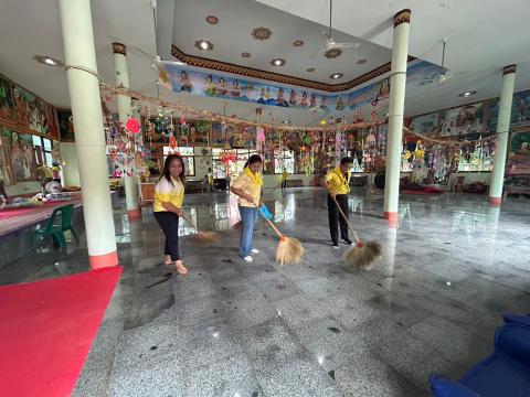 โครงการรวมพลังจิตอาสา Big Cleaning Day ใส่ใจสิ่งแวดล้อม สร้างสภาพแวดล้อมที่ดีให้กับชุมชน "กิจกรรม Big Cleaning Day วัด ประชา รัฐ สร้างสุข" ประจำปี พ.ศ.2567