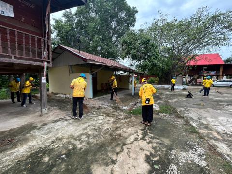 โครงการรวมพลังจิตอาสา Big Cleaning Day ใส่ใจสิ่งแวดล้อม สร้างสภาพแวดล้อมที่ดีให้กับชุมชน "กิจกรรม Big Cleaning Day วัด ประชา รัฐ สร้างสุข" ประจำปี พ.ศ.2567