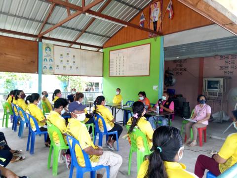 ประชุมประชาคมแผนป้องกันไข้เลือดออกตำบลบ้านยาง อำเภอพุทไธสง จังหว