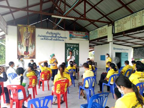 ประชุมประชาคมแผนป้องกันไข้เลือดออกตำบลบ้านยาง อำเภอพุทไธสง จังหว