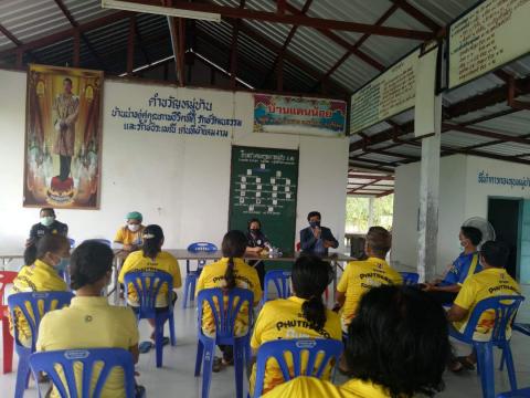 ประชุมประชาคมแผนป้องกันไข้เลือดออกตำบลบ้านยาง อำเภอพุทไธสง จังหว
