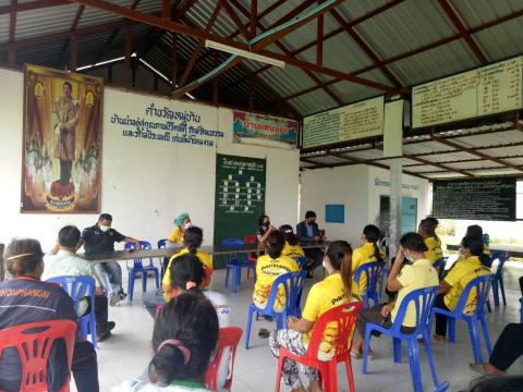 ประชุมประชาคมแผนป้องกันไข้เลือดออกตำบลบ้านยาง อำเภอพุทไธสง จังหว