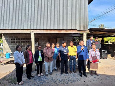 โครงการก่อสร้าง ปรับปรุง ซ่อมแซมที่อยู่อาศัยให้กับประชาชนผู้ด้อยโอกาสและผู้ยากไร้ ประจำปี 2568