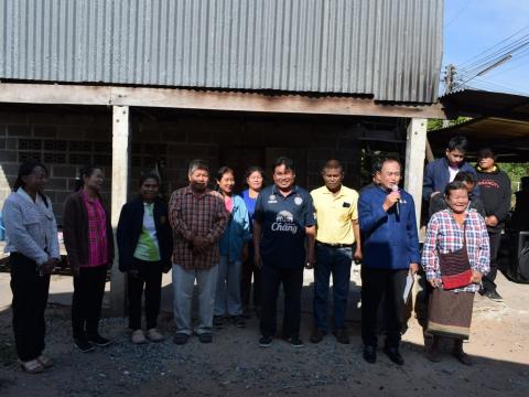 โครงการก่อสร้าง ปรับปรุง ซ่อมแซมที่อยู่อาศัยให้กับประชาชนผู้ด้อยโอกาสและผู้ยากไร้ ประจำปี 2568