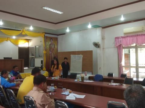 การทบทวนการจัดทำแผนชุมชนตำบลบ้านยาง