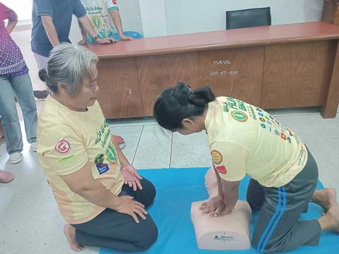 โครงการพัฒนาศักยภาพชุดปฏิบัติการกู้ชีพ ประจำปี 2567