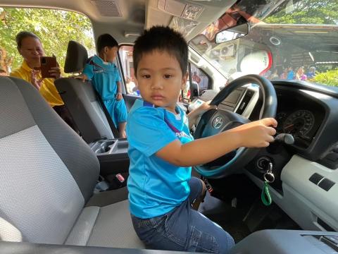 โครงการส่งเสริมการเรียนรู้ในเด็กปฐมวัยให้รู้วิชาการเอาตัวรอดเมื่อติดในรถยนต์