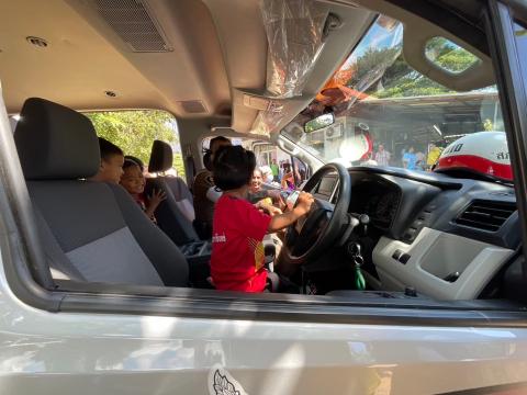 โครงการส่งเสริมการเรียนรู้ในเด็กปฐมวัยให้รู้วิชาการเอาตัวรอดเมื่อติดในรถยนต์