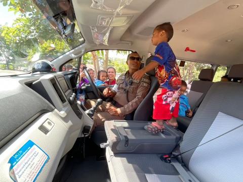 โครงการส่งเสริมการเรียนรู้ในเด็กปฐมวัยให้รู้วิชาการเอาตัวรอดเมื่อติดในรถยนต์