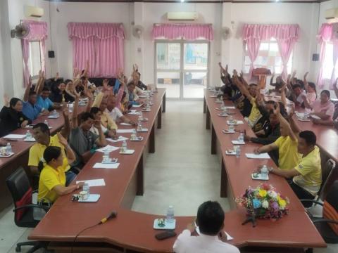 การประชุมประชาคมท้องถิ่นระดับตำบลเพื่อจัดทำร่างแผนพัฒนาท้องถิ่น (พ.ศ.2566 - 2570) เพิ่มเติมครั้งที่ 1/2568