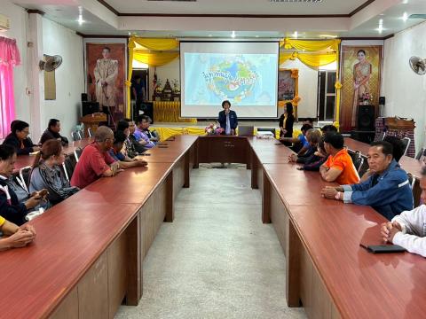 การอบรมให้ความรู้ในการป้องกันไฟป่าและฝุ่นละออง PM 2.5 ประจำปี 2568