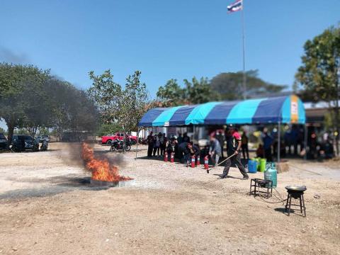 การอบรมให้ความรู้ในการป้องกันไฟป่าและฝุ่นละออง PM 2.5 ประจำปี 2568