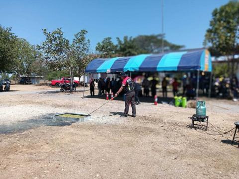 การอบรมให้ความรู้ในการป้องกันไฟป่าและฝุ่นละออง PM 2.5 ประจำปี 2568