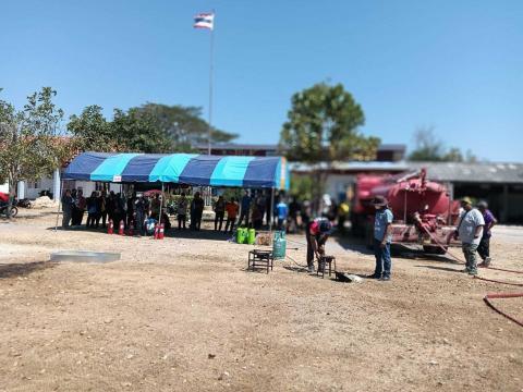 การอบรมให้ความรู้ในการป้องกันไฟป่าและฝุ่นละออง PM 2.5 ประจำปี 2568