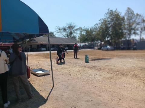 การอบรมให้ความรู้ในการป้องกันไฟป่าและฝุ่นละออง PM 2.5 ประจำปี 2568