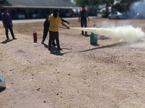 การอบรมให้ความรู้ในการป้องกันไฟป่าและฝุ่นละออง PM 2.5 ประจำปี 2568