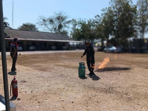 การอบรมให้ความรู้ในการป้องกันไฟป่าและฝุ่นละออง PM 2.5 ประจำปี 2568