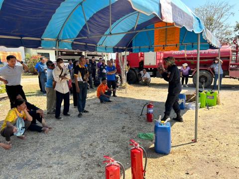 การอบรมให้ความรู้ในการป้องกันไฟป่าและฝุ่นละออง PM 2.5 ประจำปี 2568