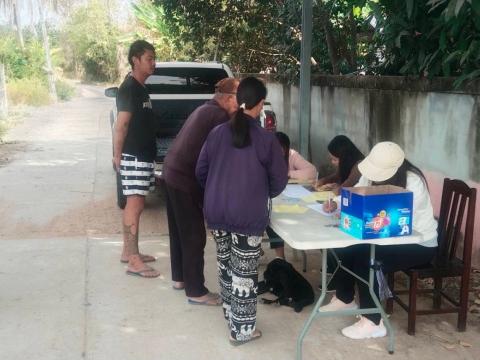 โครงการฉีดวัคซีนป้องกันโรคพิษสุนัขบ้าในสุนัขและแมว และสัตว์เลี้ยง ประจำปี 2568