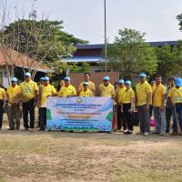 โครงการรวมพลังจิตอาสาฯ ทำความสะอาดบริเวณ อบต.และ ศพด.วัดจินดามณี เนื่องในวันท้องถิ่นไทย
