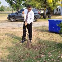 โครงการรวมพลังจิตอาสาฯ ทำความสะอาดบริเวณ อบต.และ ศพด.วัดจินดามณี เนื่องในวันท้องถิ่นไทย