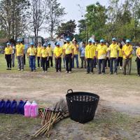 โครงการรวมพลังจิตอาสาฯ ทำความสะอาดบริเวณ อบต.และ ศพด.วัดจินดามณี เนื่องในวันท้องถิ่นไทย