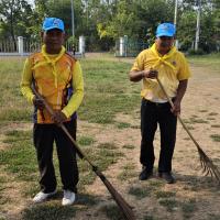 โครงการรวมพลังจิตอาสาฯ ทำความสะอาดบริเวณ อบต.และ ศพด.วัดจินดามณี เนื่องในวันท้องถิ่นไทย