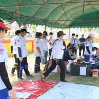 ร่วมซ้อมแผนรับอุบัติเหตุหมู่ ประจำปี 2569 เพื่อเตรียมความพร้อมรับอุบัติเหตุหมู่ในช่วงเทศกาลสงกรานต์ในการป้องกันและลดอุบัติเหตุทางถนน