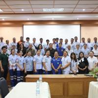 ร่วมซ้อมแผนรับอุบัติเหตุหมู่ ประจำปี 2569 เพื่อเตรียมความพร้อมรับอุบัติเหตุหมู่ในช่วงเทศกาลสงกรานต์ในการป้องกันและลดอุบัติเหตุทางถนน