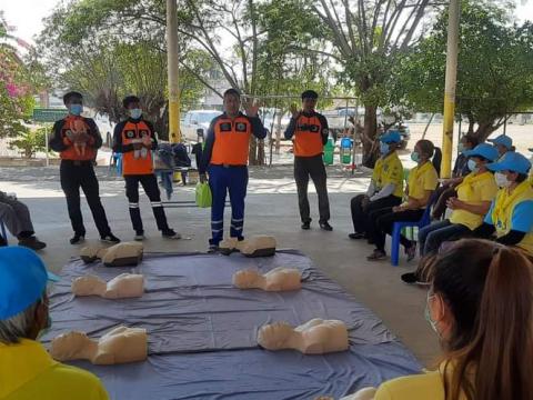 โครงฝึกอบรมชุดปฏิบัติการจิตอาสาภัยพิบัติ ประจำปี 2564