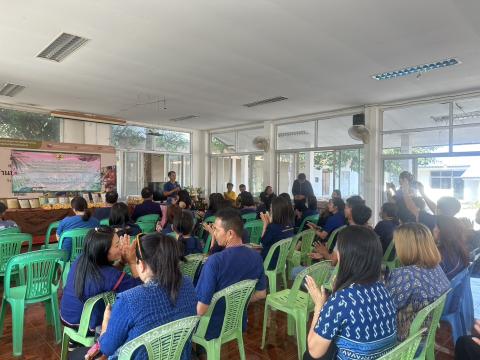 ต้อนรับคณะศึกษาดูงานจาก อบต.บ้านยาง จ.ชัยภูมิ