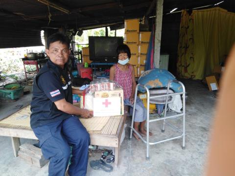 มอบถุงยังชีพให้กับผู้สูงอายุ ผู้พิการ ผู้ป่วยติดเตียง ผู้ยากไร้ยากจนในพื้นที่ตำบลบ้านยาง อ.พุทไธสง จ.บุรีรัมย์