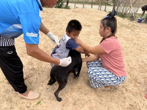 โครงการฉีดวัคซีนป้องกันโรคพิษสุนัขบ้านในสุนัขและแมว และสัตว์เลี้ยง