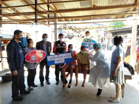 ประชาสัมพันธ์การป้องกันโควิด-19 และรณรงค์การฉีดวัคซีนป้องกันโรคไวรัสโคโรนา