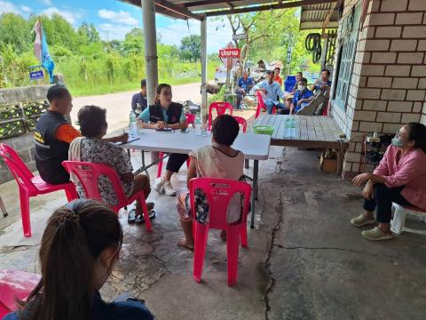 เยี่ยมบ้านนายแหลว ลาน้ำเที่ยง บ้านโนนขี้เกลือ หมู่ที่ 2